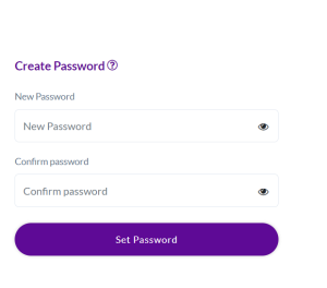 Creating a New Password