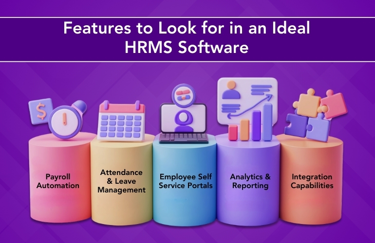 Top Features to Look for in an Ideal HRMS Software for Streamlined HR